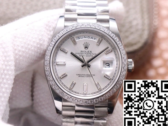 Dial Factory Rolex Silver Day-Date EW Diamond M228349RBR-0001 1221
